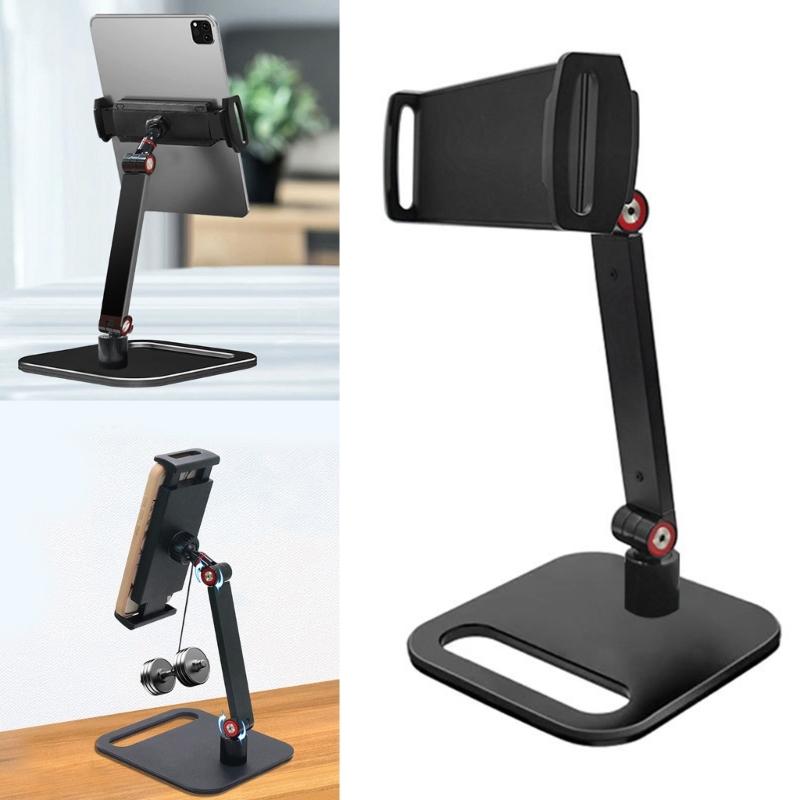 Universal Desktop Tablets Stand Monitor Holder For Smartphone Tablets Monitors With Height Adjustment Foldable Stand