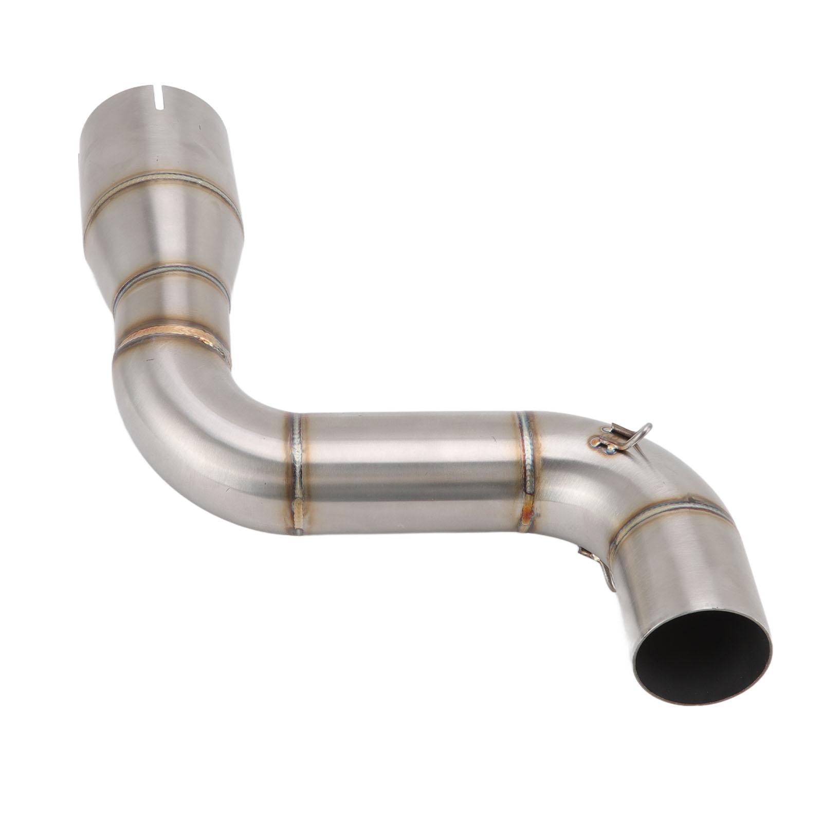 Motorcycle Exhaust Medium Tube Stainless Steel High Temperature Resistant for 51mm Tail Pipe