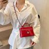 Niche fashion versatile handbag small bag women's 2025 summer chain bucket bag single shoulder messenger box bag