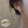 Geometric Minimalist Retro Women's Round Ball Ear Cuffs - Trendy Niche Design Earrings