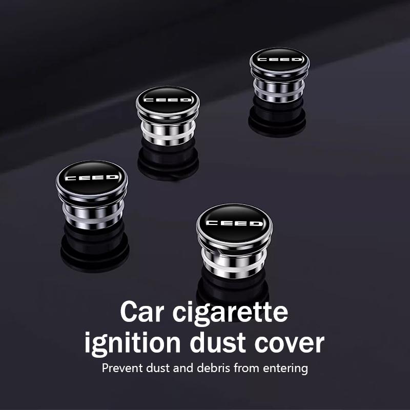 Universal Car Cigarette Lighter Dust Proof Cover Cap Accessories For KIA Ceed ED 2006 2007 2008 2009 2010 2011 2012 ahs256