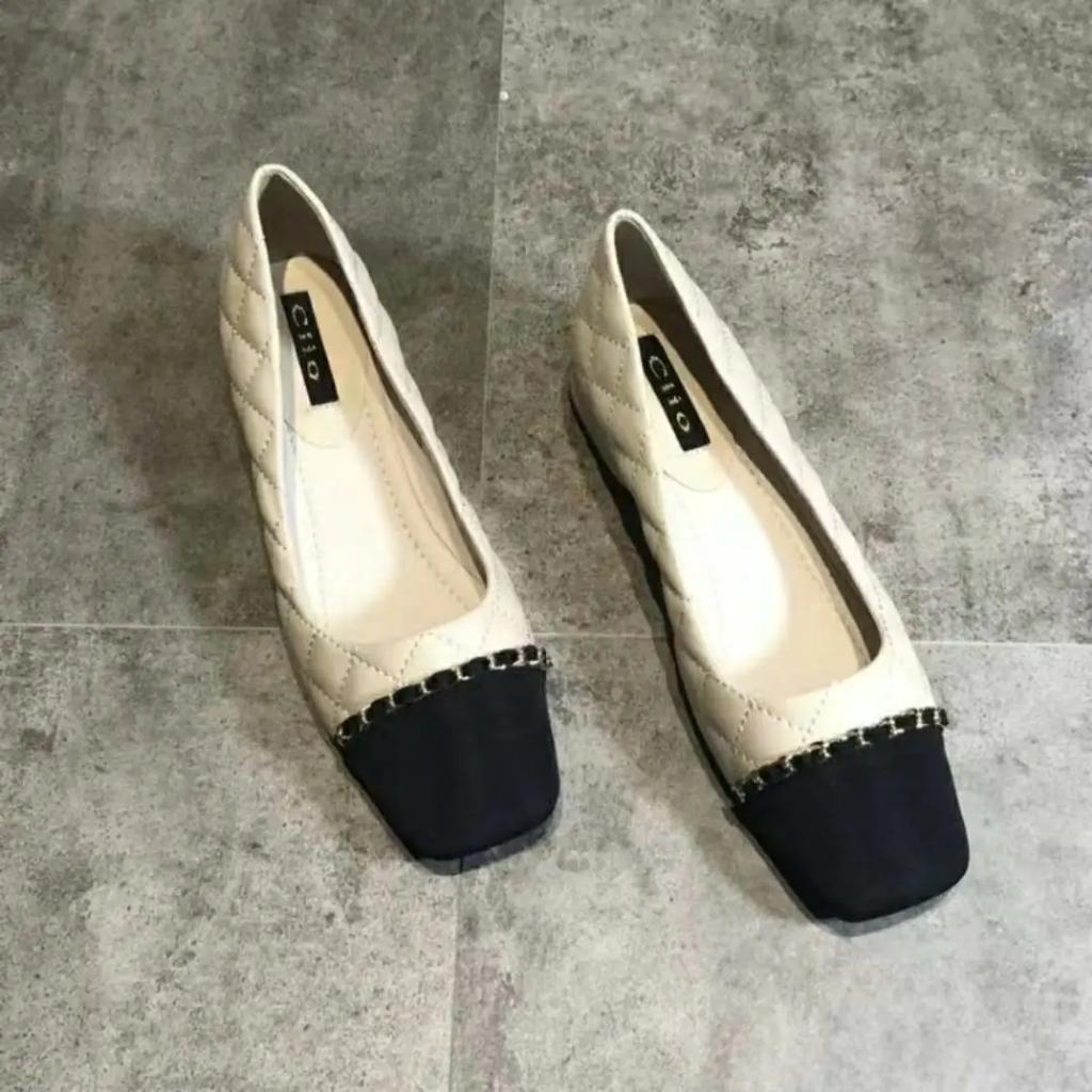 Fashion Block Heel Square Toe Women's Shoes Low Elegant Ladies Footwear Office Luxury Leather Casual Shoe With Comfortable Popular L A
