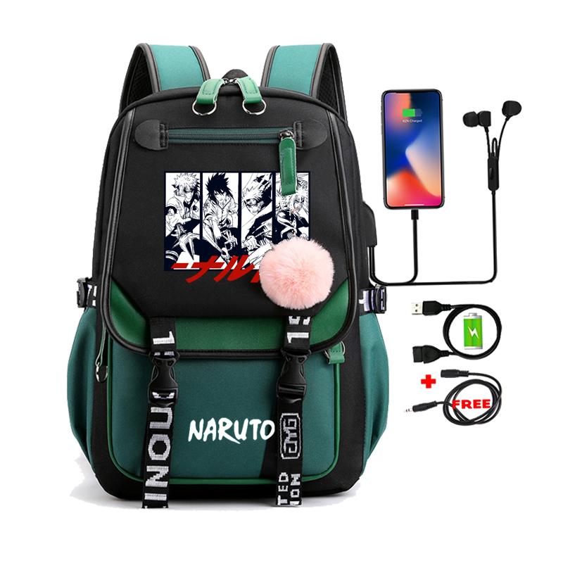 Anime Backpack Nezuko Kawaii Cartoon School Bag for Bag Manga To Travel Daily Girl Bookbag Adult Large Capacity Backpack