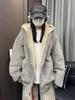 Men's Autumn/Winter Velvet Leather Jacket: High Street, Hong Kong, Japanese Harajuku, Korean Style, Trendy & Loose.