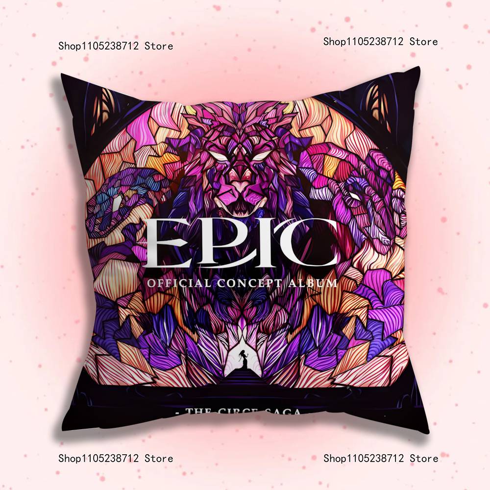 Music E-Epic The Musical Pillow Case For Sofa Decor Car Office Room Printing Cushion Cover Decorations and Protector