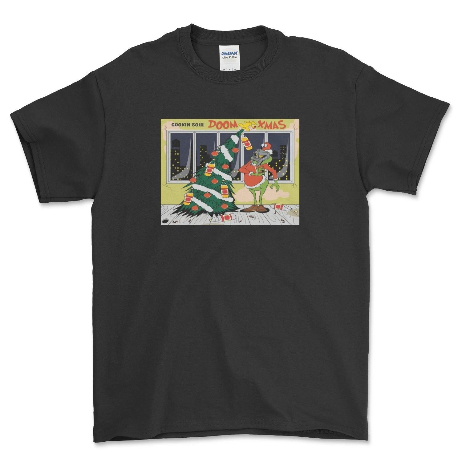 MF DOOM XMAS Grinch Holiday Christmas Underground Hip Hop RAP Shirt S-5XL Q9458 XXL