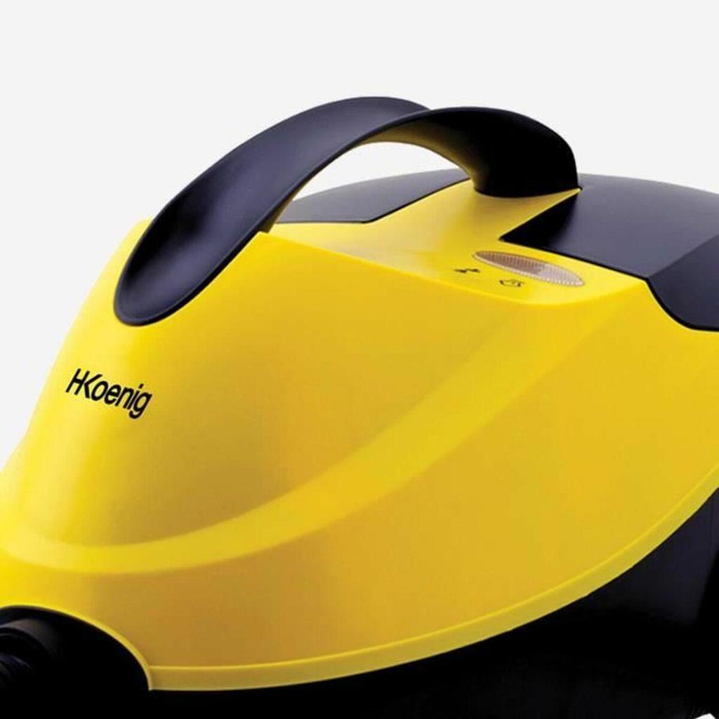 H.Koenig NV6200 Stoomreiniger 2000W 1,5L Geel/Zwart