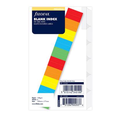 Filofax Filofax Kişisel Renk Endeksleri 6'lı Paket