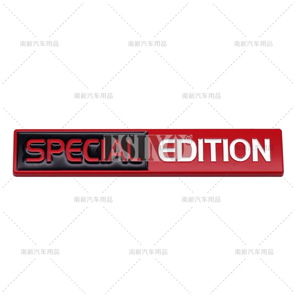 Car Styling 3D Special Edition Decorative Metal Alloy Adhesive Emblem Rear Trunk Badge Fender Sticker Body Decal Car Accessories