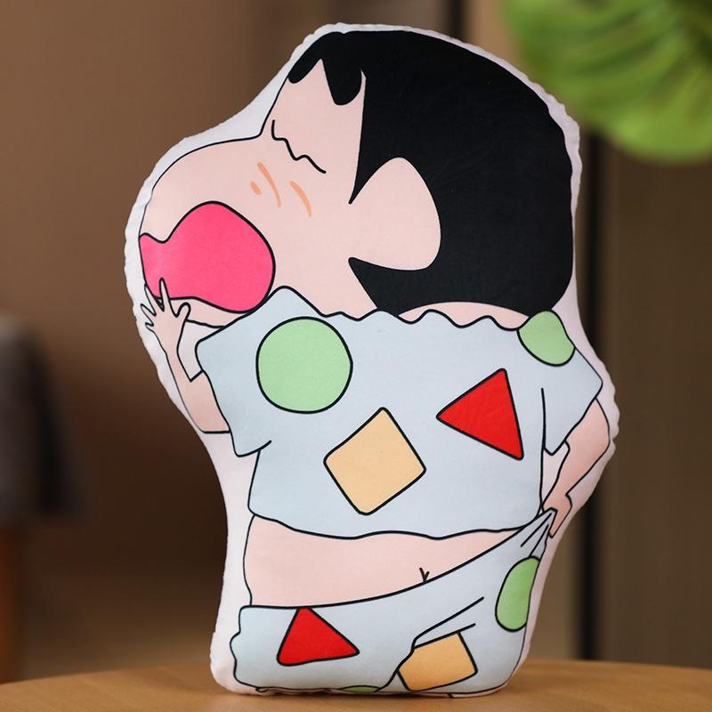 Cute Crayon Shin-chan Double-sided Printed Plush Pillow