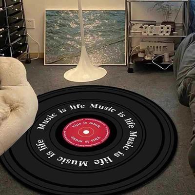 American Bedroom Carpet Household Round Water-Absorbing Non-Slip Crystal Velvet Carpet Living Room Dirt-Resistant And Easy To Take Care Of Carpet