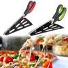 Detachable Pizza Scissors Knife With Protective Server Stainless Steel Pizza Cutter Slicer Scallion Cutter Kitchen Accessories