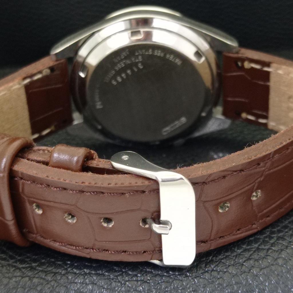 AUTOMATIC VINTAGE SEIKO 5 JAPAN 7009A MENS RED COLOR DIAL WATCH A701344-5 R206a-a701344