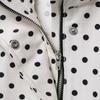 Kaslead New Women Clothes Western Style Versitile Fashion Polka Dot Seersucker Outerwear 2010713 064