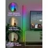 Corner Floor Lamp,60” Smart RGB LED Corner Lamp with App and Remote Control, Color Changing Ambience Light with Music Sync, Easy to Install, Led