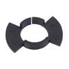 4 Stück H1 LED-Scheinwerferbirne Adapter Basis Halter Fassung Halteclip Passend für Honda Prelude Odyssey Accord Civic CRV Schwarz ABS