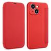 For iPhone 15 Card Holder Kickstand Liquid Silicone Bump Proof Protective Case Skin-touch Phone Cover