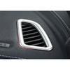For Mercedes-Benz GLC Silver Steel 2016-22 Dashboard Side Outlet Vent Cover Trim