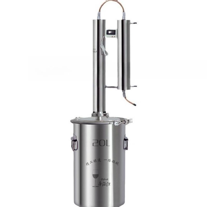 Large Capacity Copper Distiller DIY Pure Dew Essential Oil Distillation Barrel Small Household Brewing Equipment