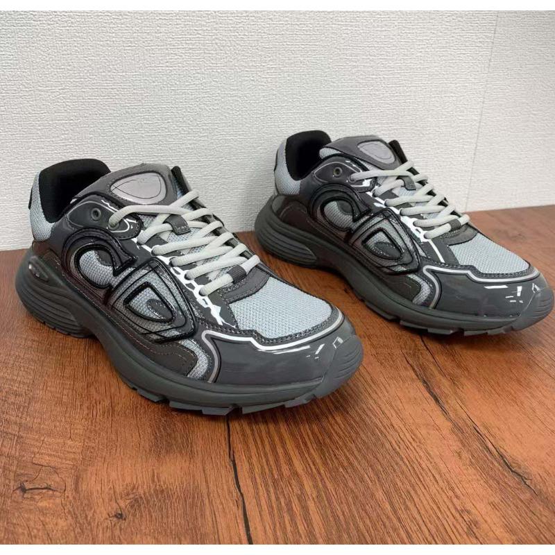 European Station Thick Soled Casual Shoes B30 Sports Shoes Trendy Brand Reflective CD Dad Shoes Patchwork Couple Shoes Guangzhou Shoes