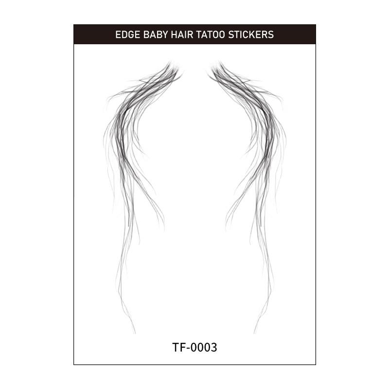 Bangs Sticker Eyebrow Sticker Hair Sticker Hairline Wig Tattoo Sticker Hair Edge Tattoo