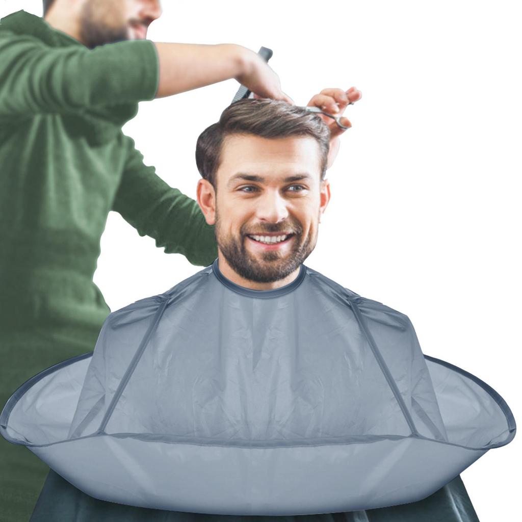 Adult Haircut Cloak Cloth Hair Dye Breathable Household Haircut Cloak Foldable Haircut Tool Umbrella Cape