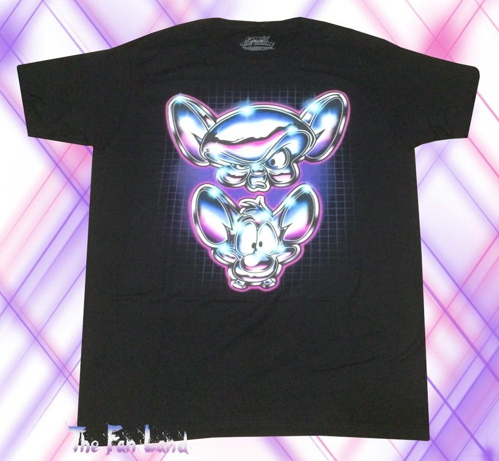 

New Warner Brothers Pinky & The Brain Men s Vintage Classic Retro Unisex T-Shirt M