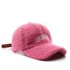 Embroidery Plush Baseball Cap Breathable Duck Tongue Hat Fashion Sunscreen Hat  Winter