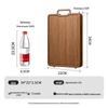 Black Gold Sandalwood Antibacterial Solid Wood Cutting Board