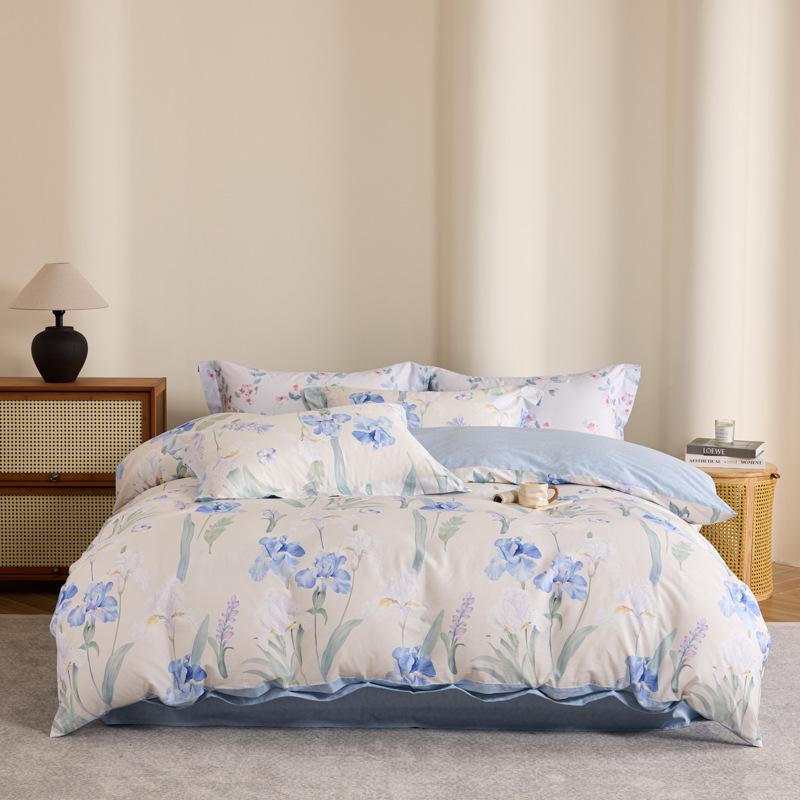 Meimian Kangduo Pure Cotton Floral Dorm Bedding Set – Quilt Cover & Bed Sheet