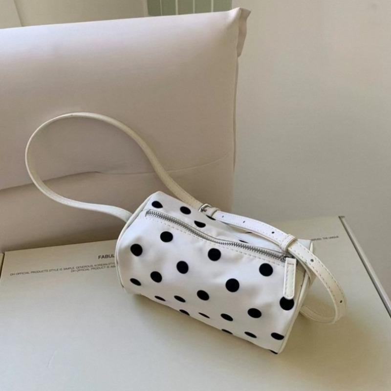 One Shoulder Messenger Bag Polka Dot Exquisite Underarm Women's Pillow Versatile Summer Bag Fashionable Messenger Bag Light
