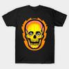 Asian Size Cotton Unisex Tshirt Print T-shirt Vintage Style Halloween Skull T-shirt No-Cut Print Regular Fit