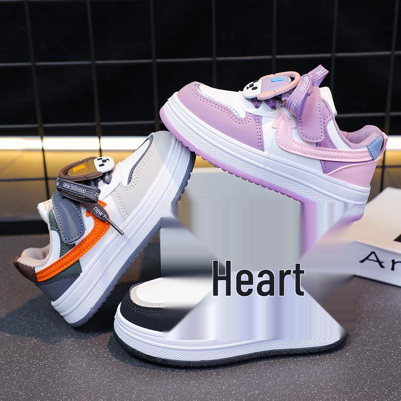 Breathable, Wear-Resistant Skate Shoes for Kids – Comfortable Soft Sole Sneakers for Boys & Girls with Cartoon Design