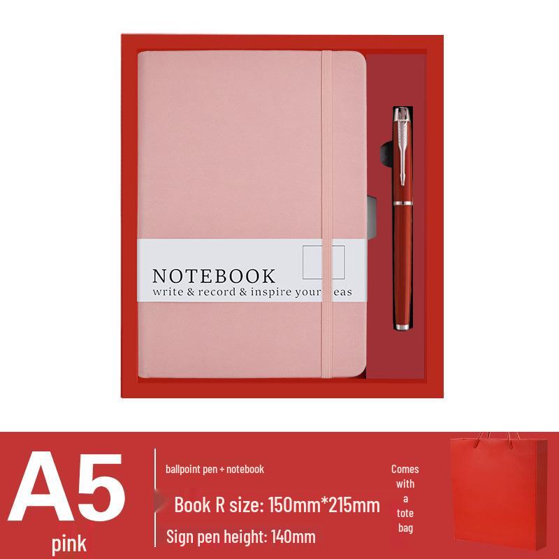High-End Business Gift Set: Notebook & Insulated Cup Memento for Client Events