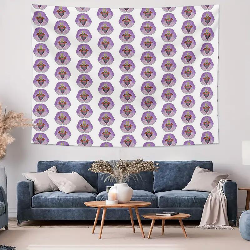 Boho Wall Tapestry Vintage Flower Tapestry Aesthetic Room Decor Nature Tapestry Dorm Room Decor Wall Hanging Large Size Home Dec