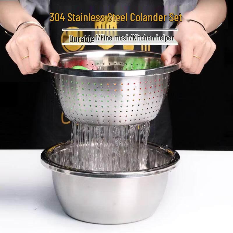 304 Stainless Steel Round Kitchen Basin