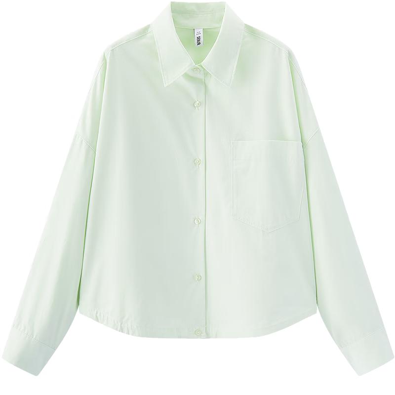 Camicia in cotone oversize con coulisse da donna Semir Primavera 2026
