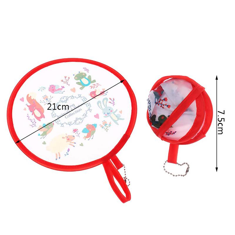 1pc Japanese Foldable Fan Mini Portable Folding Fan Pocket Cloth Fan Cool Summer Hand Fan/Flying Disk Creative Party Favors Gift
