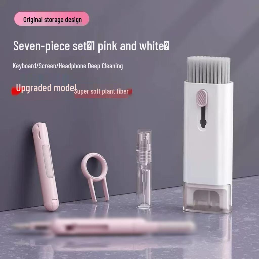 7-in-1 Multi-Tool: Keyboard & Screen Cleaning Kit with Bluetooth Headset Cleaner
