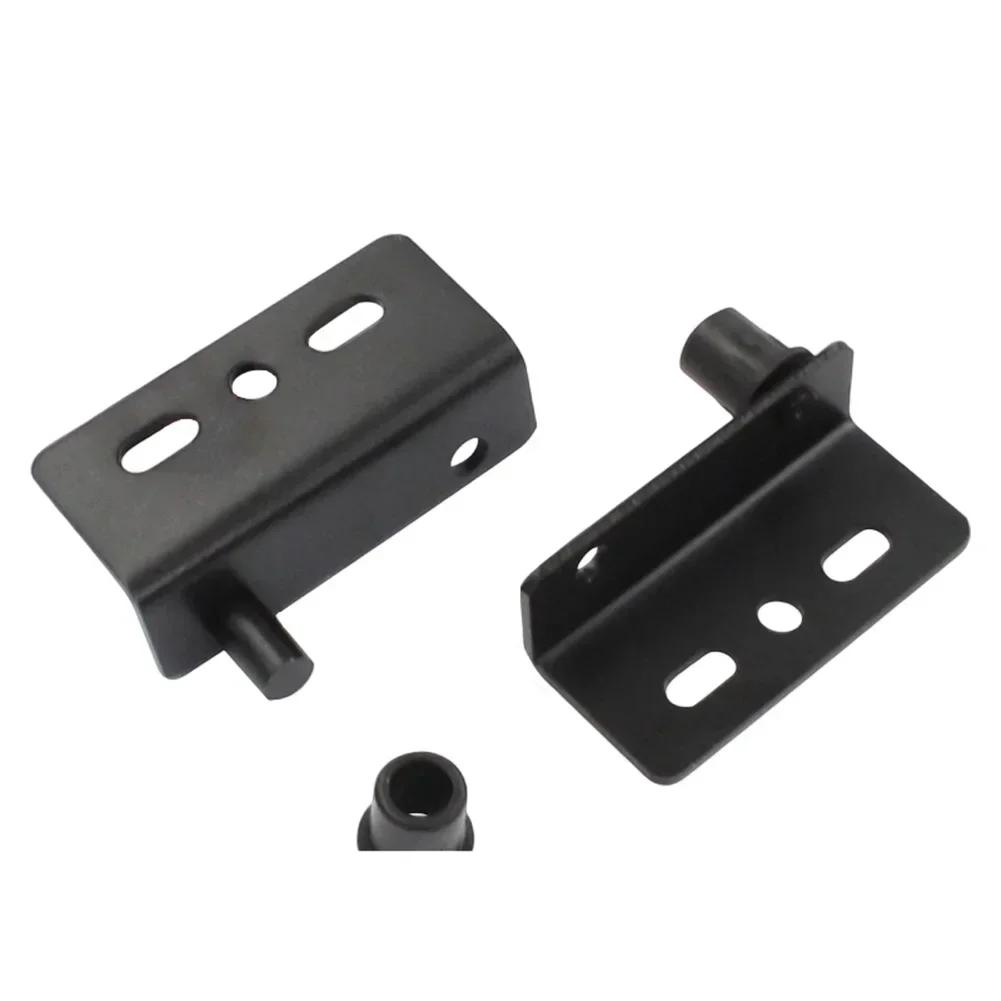 Sada 4 robustních skrytých otočných pantů pro dřevěné dveře skříně Průmyslová třída Za studena válcovaná ocel 40x18x13mm