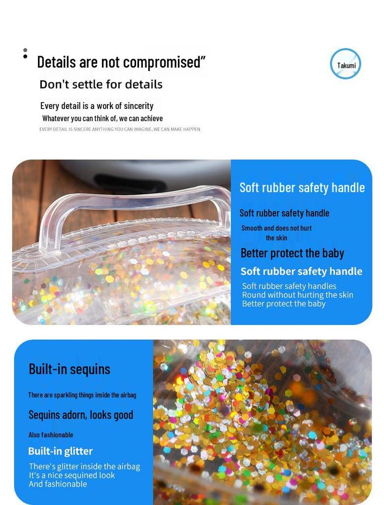 Multi-Hole Inflatable Tray & Cup Holder for Parties