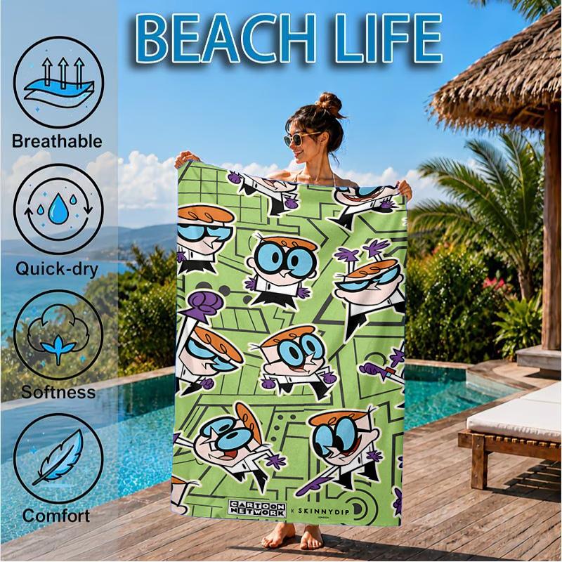 Dexter Power Adventure Beach Towel, Microfiber Beach Towel, Perfect For Pool, Beach, Travel, Home Decor Beach Party Fan Gifts
