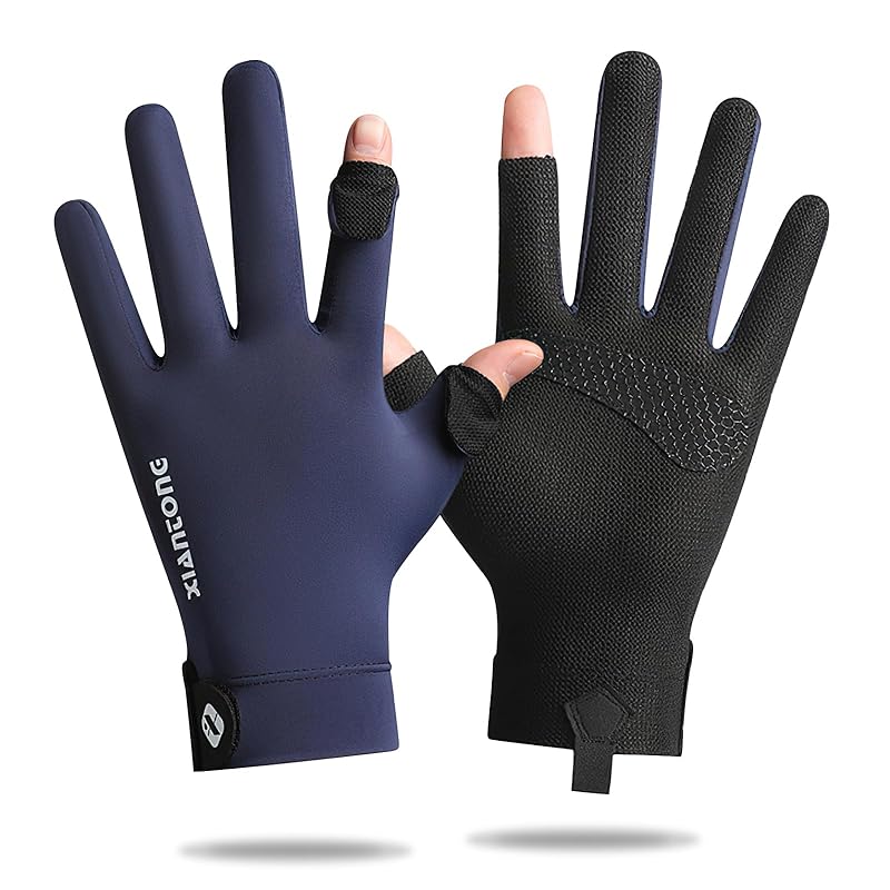 

gloves men s latest for summer Thin Cold sensation UV protection glove cool UV gloves [UV cut/ Cool touch/Smartphone compatible] Sunscreen UPF50+