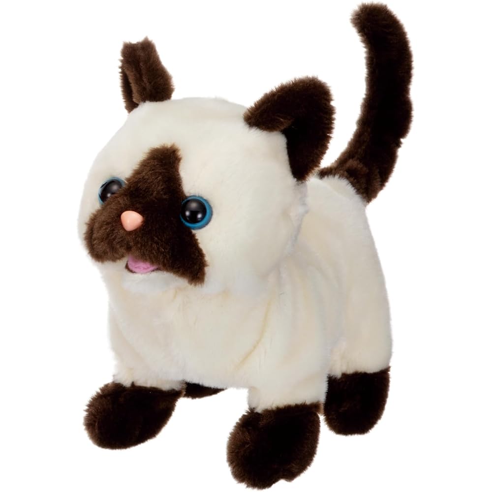 

IWAYA Piccoline Electric Walking Cat Plush Toy with Dash Function ST Mark Certified for Ages 3 and Up