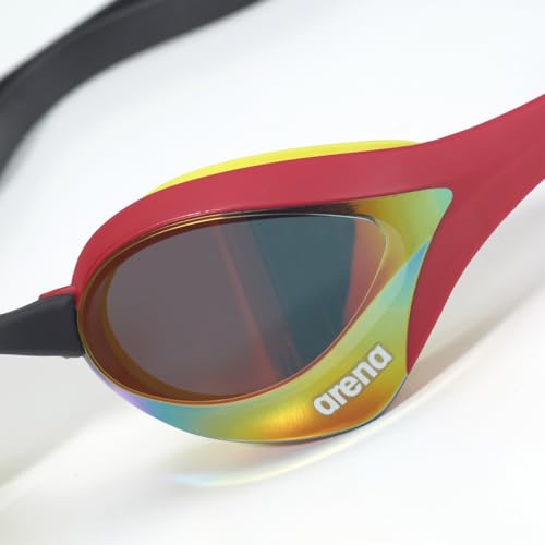Arena Competitive Swimming Goggles Unisex Free Size Mirror Coated Lens World Aquatics Approved Cobra Ultra AS5SGG02U