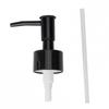 ABS Plastic Pump Head Tube Black Head Shower Silver