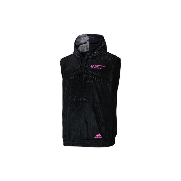 Adidas Sweatshirts Men's Black Hooded Moderate Regular HE1608
