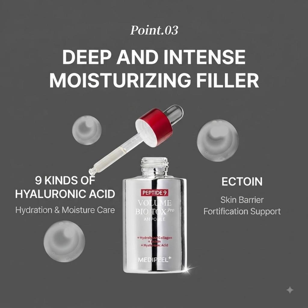 MEDIPEEL Peptide 9 Volume Bio Tox Ampoule Pro 100ml Korean Peptide Serum