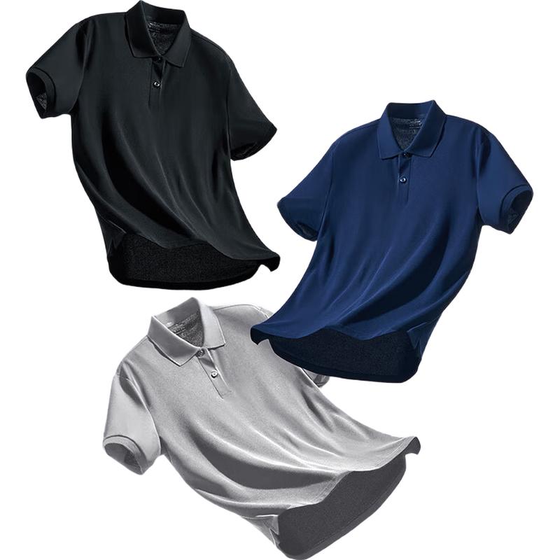 

Антибактериальная влагоотводящая быстросохнущая дышащая рубашка поло 5A XL