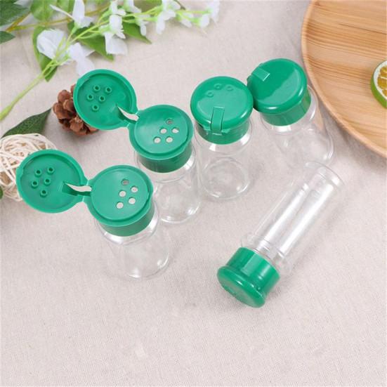 10 Stück 100 ml Gewürzspender Kunststoff Gewürzflasche Aufbewahrung Pfefferglas Flasche